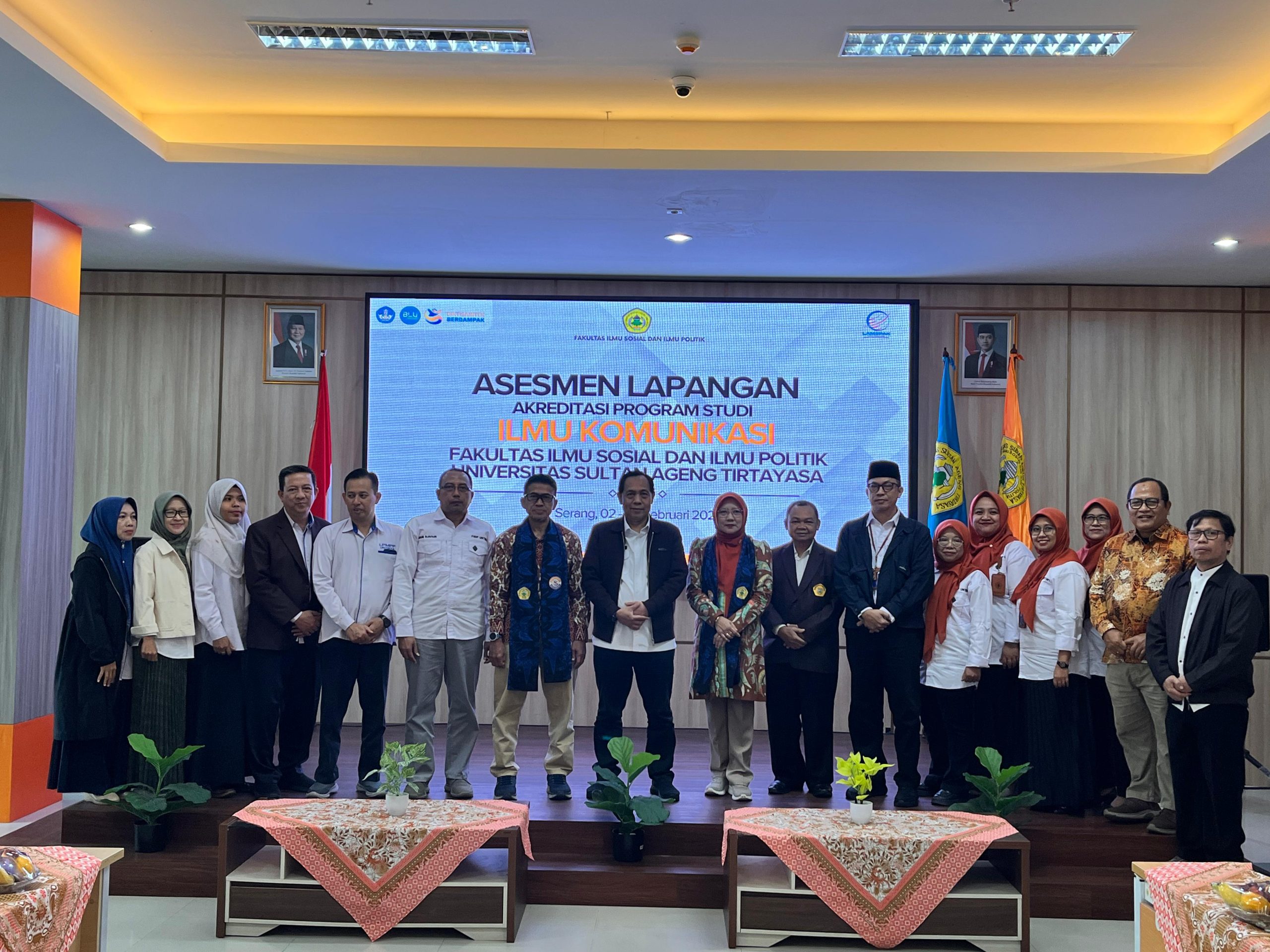 LPMPP Untirta Pendampingan Asesmen Lapangan (AL) Program Studi S1 Ilmu Komunikasi Fakultas Ilmu Sosial Dan Ilmu Politik