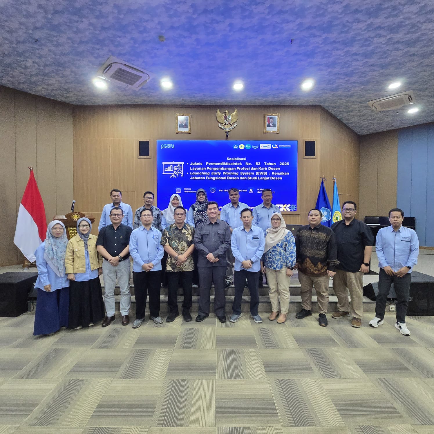 LPMPP Untirta Mengadakan Sosialisasi Juknis Permendiktisaintek No. 52 Tahun 2025 dan Launching Early Warning System (EWS) Pengembangan Karier Dosen
